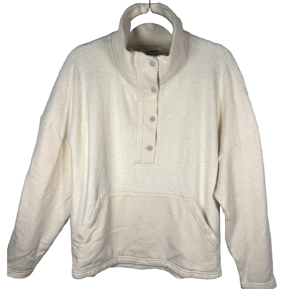 REI Cooperative Hemp Cotton Women's Pullover Fleece Size Large Outdoor